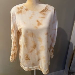 Anthropologie JANE AND DELANCEY
Sweatshirt in Tan
TIE DYE Long Sleeve Women's L
